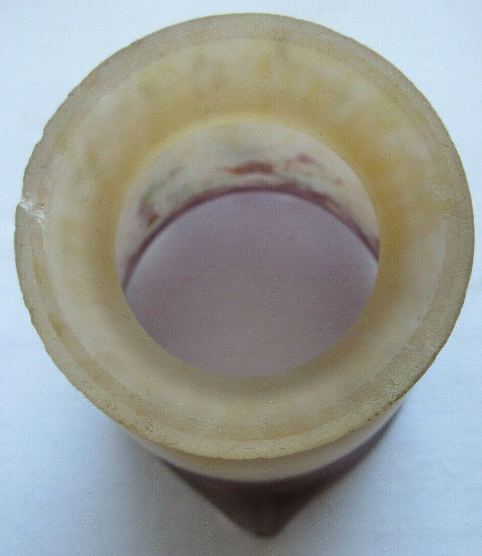 Art Deco lamp tulip, glass paste by Degué