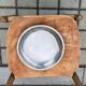 Table art round plate Jean COUZON silversmith 33 cm