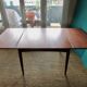 Square table in teak with extensions. Denmark 1960