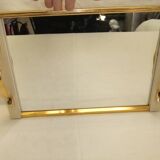Old art deco mirror serving tray
