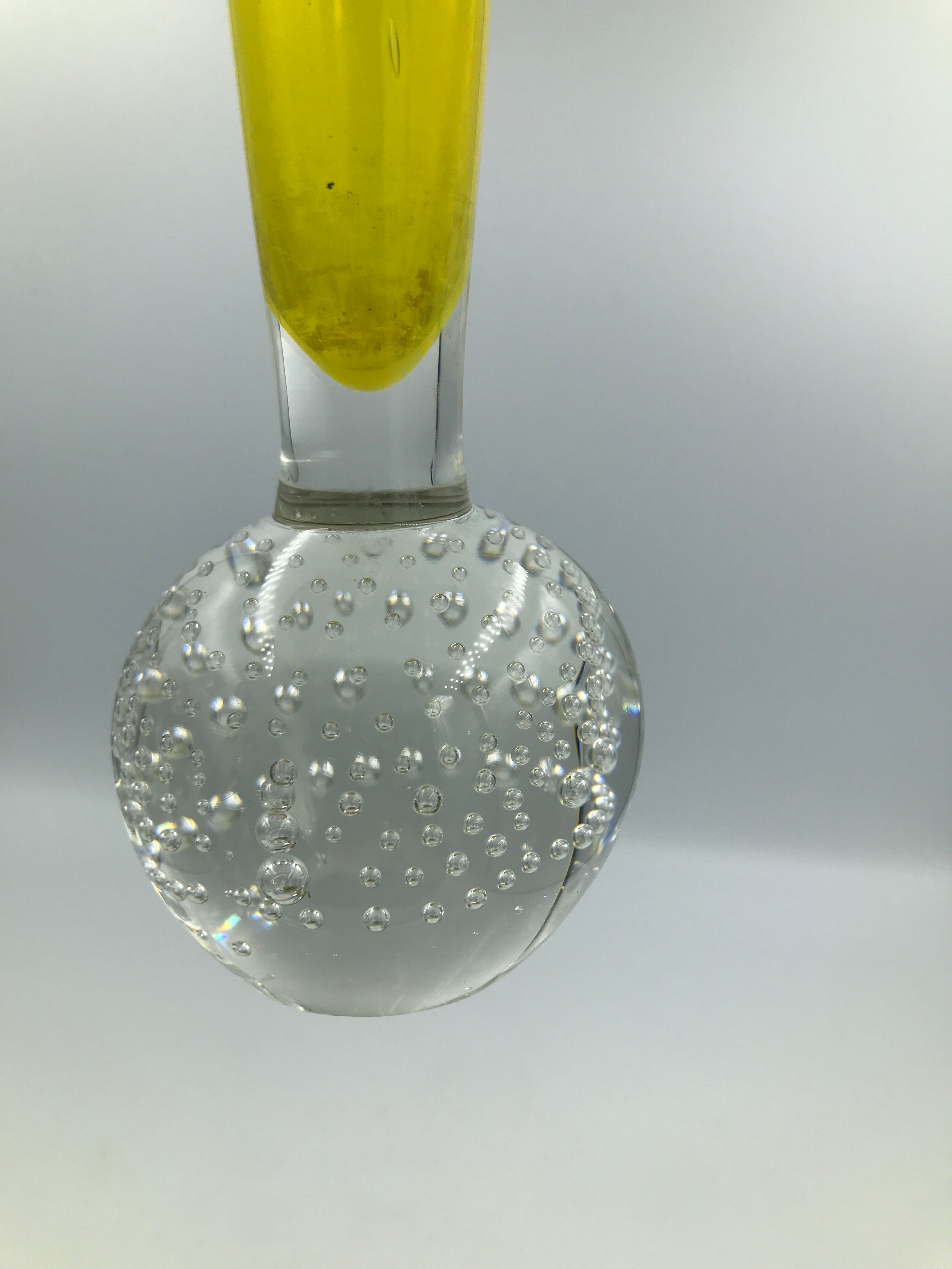 Set of 6Ssoliflore in bubbled glass 50s-60s