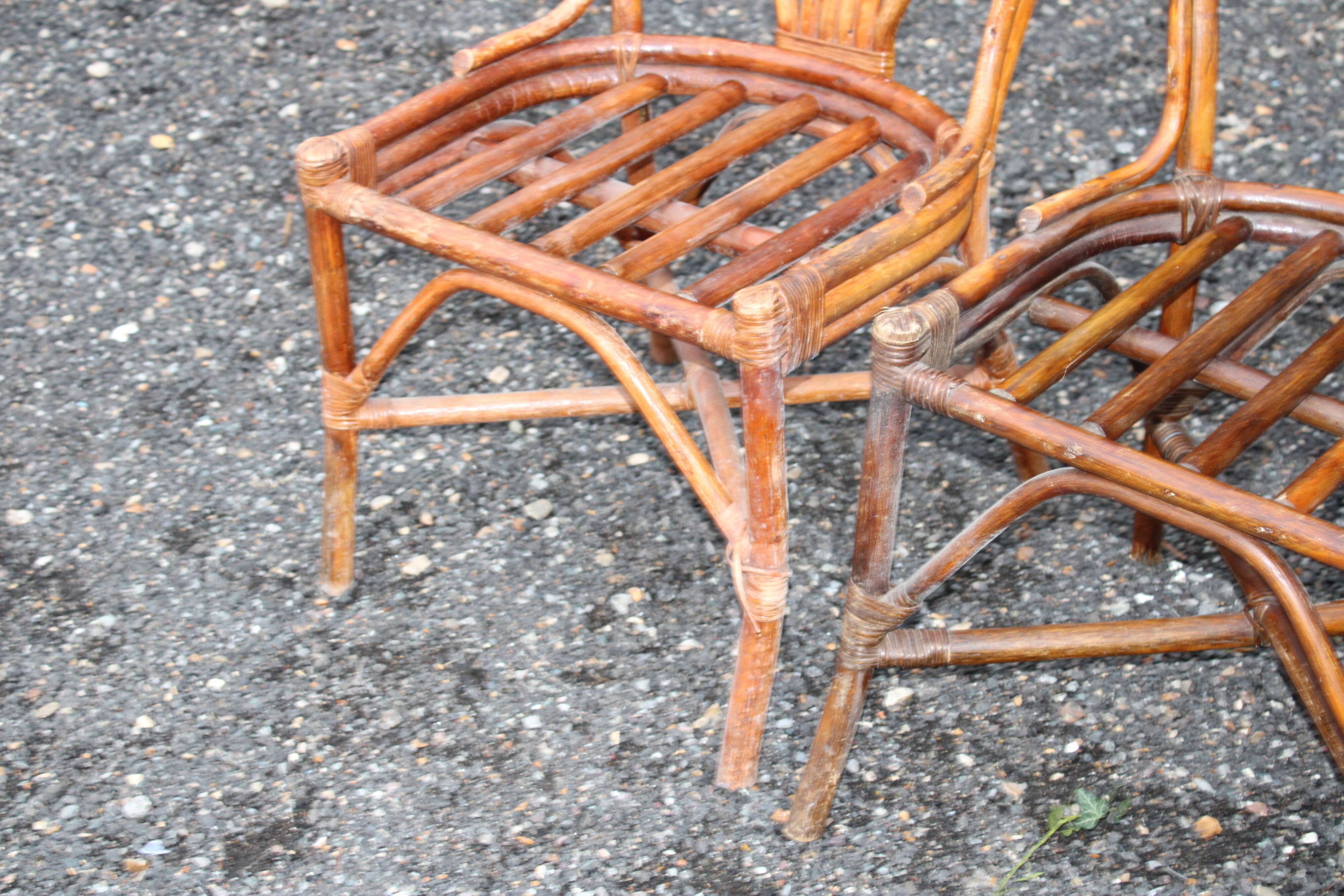 Rattan chairs