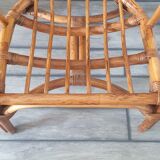 Rattan armchairs