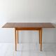 Vintage Scandinavian Teak and Oak Dining Table