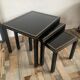 Trio of Pierre Vandel nesting tables from the 70s-80s