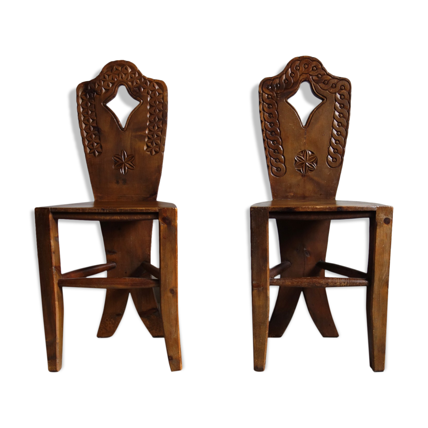 Chair folk art Queyras