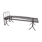 Former military 1900 wrought iron bed