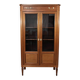 Small Glass-fronted Mahogany Bookcase, Louis XVI style – Late 19th century