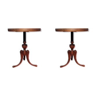 Nutwood Tables, 1950s, Set of 2