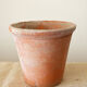 4 old terracotta pots height 12 cm
