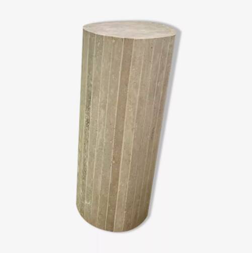 Majestia Column 73 cm H - Natural Travertine