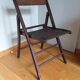 Chaise pliante en bois