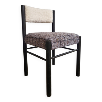 Chaise vintage retapissée