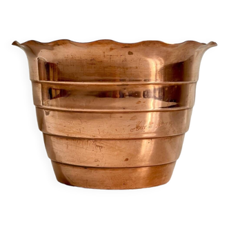 Copper planter “mur de barrez” 1960s