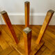 Table et 4 tabourets de Charlotte Perriand, les Arcs, 1960s