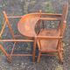 High chair for vintage wooden dolls