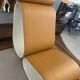 Luxury saddle leather lounge chair