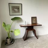 Art Deco style console with mahogany marquetry