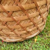 large vintage wicker basket from the 70s.