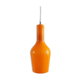 Orange Murano glass pendant lamp by Gino Vistosi for Vistosi, Italy 1960's