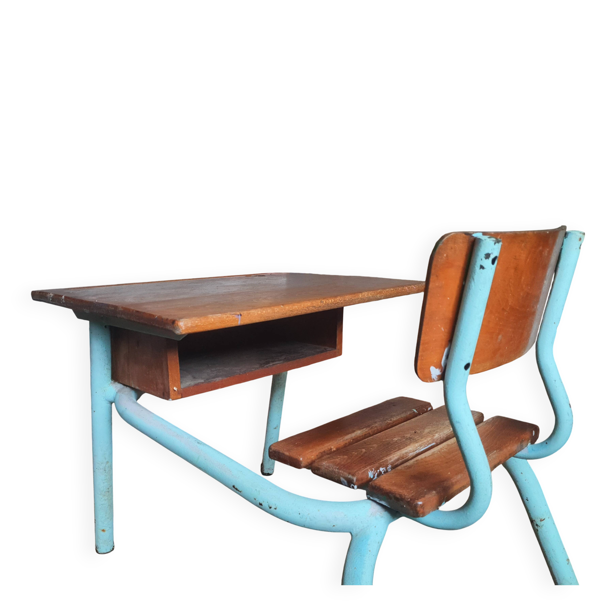 vintage school desk