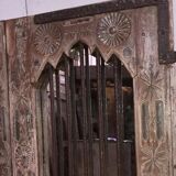 Old teak door