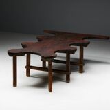 Table Organique Rustique De Forme Libre, France, Fin 19ème Siècle