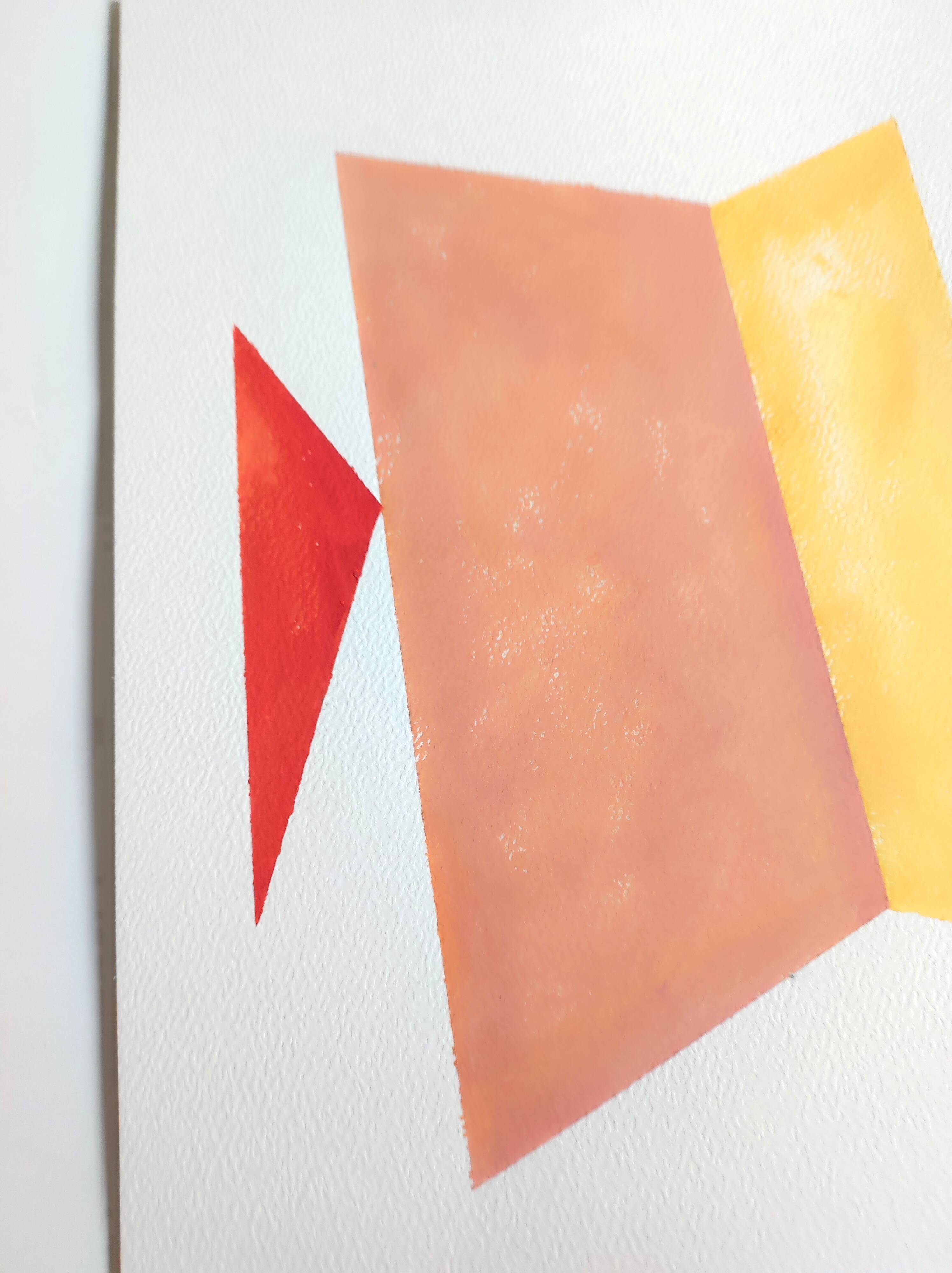 Minimalist geometric painting