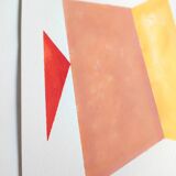 Minimalist geometric painting