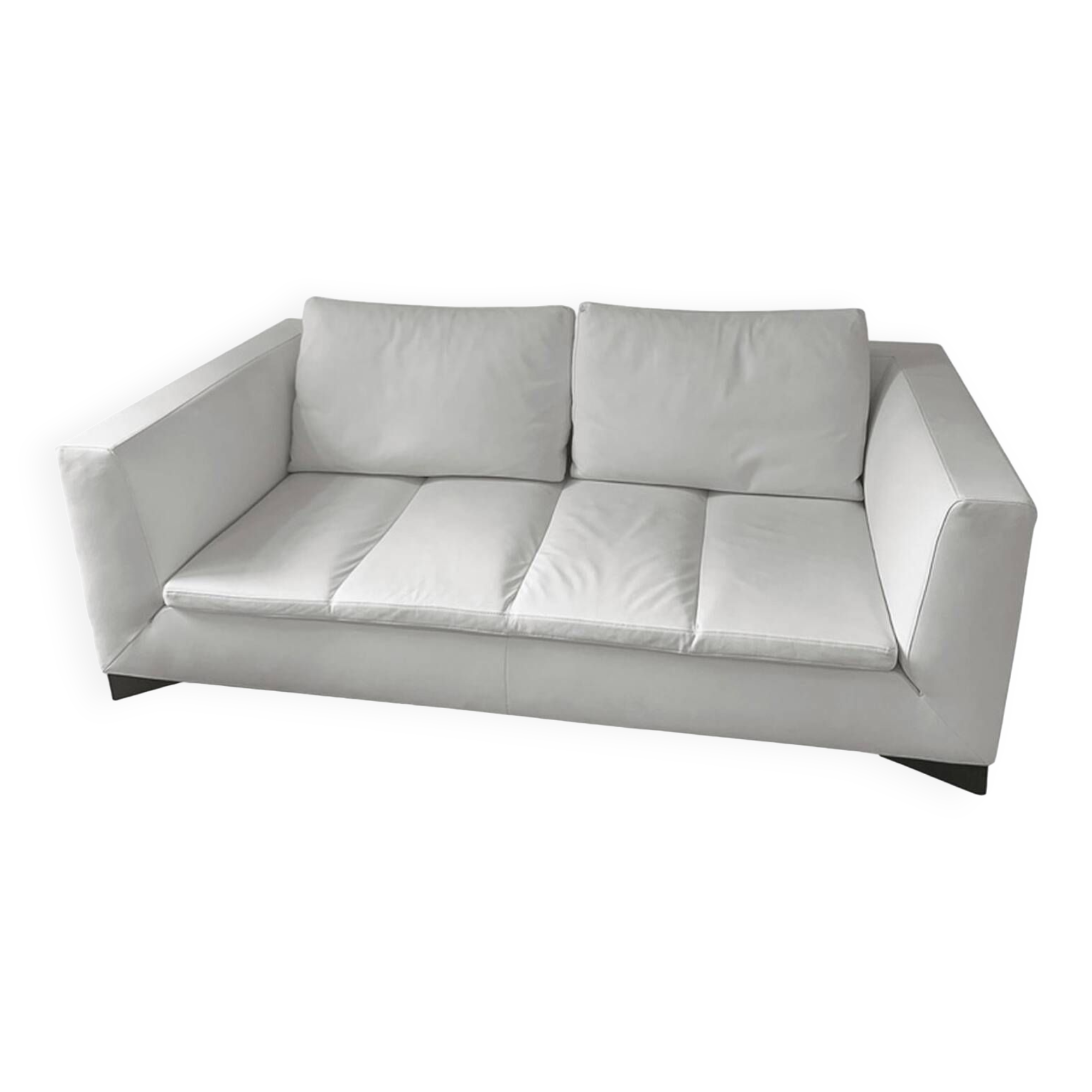 Ligne Roset 2-seater leather sofa