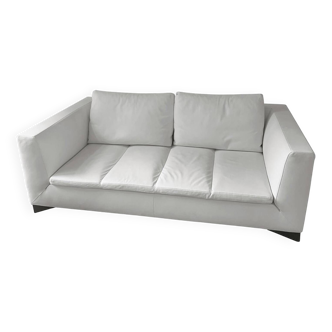 Ligne Roset 2-seater leather sofa