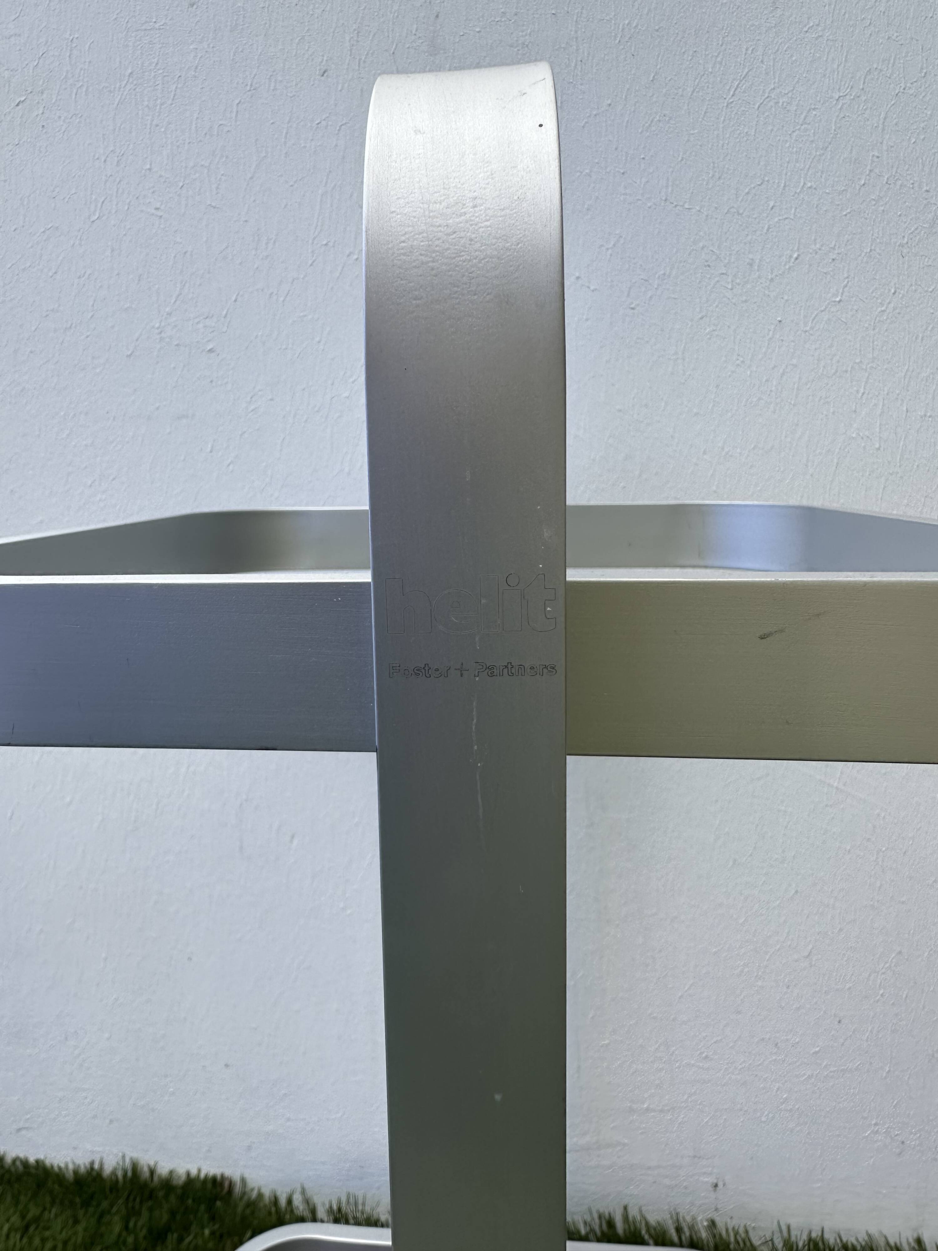 Helit design aluminum umbrella stand, Foster Partners