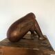 Sculpture of a woman in terracotta by Guy Callandreau circa 1980