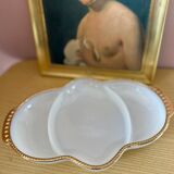 Plat en opaline Fire king
