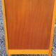 Vintage chest of drawers from the 50s in blond and gold beech 3 drawers feet compass