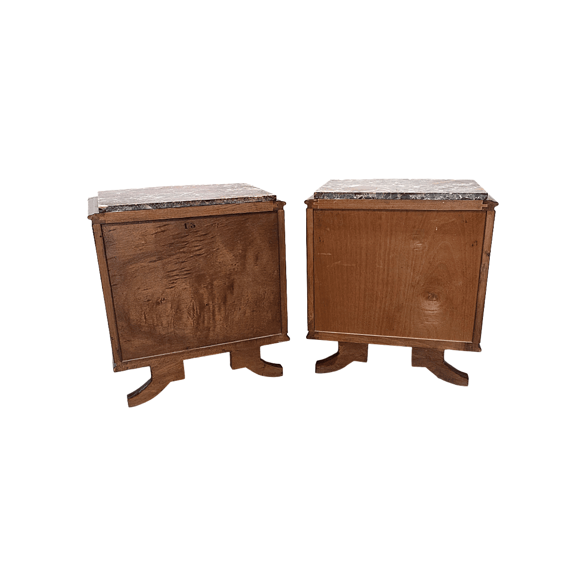 Set Of French Art Deco Bedside Tables, 1930s