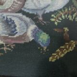 1940 Needlewoman Shop London Coffee Table Embroidery Under Glass