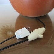Lampe boule en céramique années 50 60