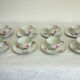 8 tasses à café Limoges vintage