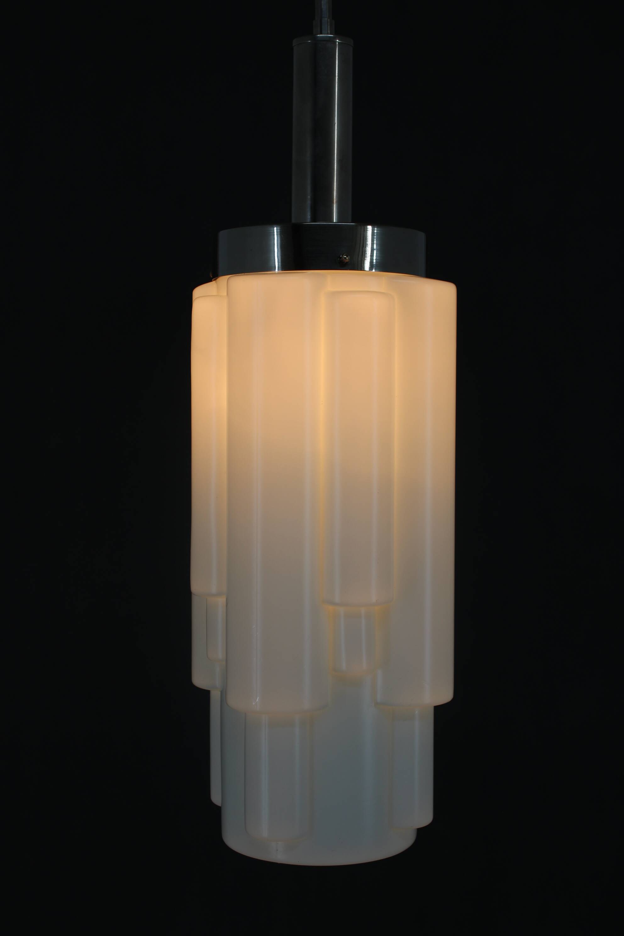 1930s Art Deco Chandelier, Czechoslovakia