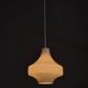 Suspended globe lamp in opaline glass, Czechoslovakian, 1970s.
