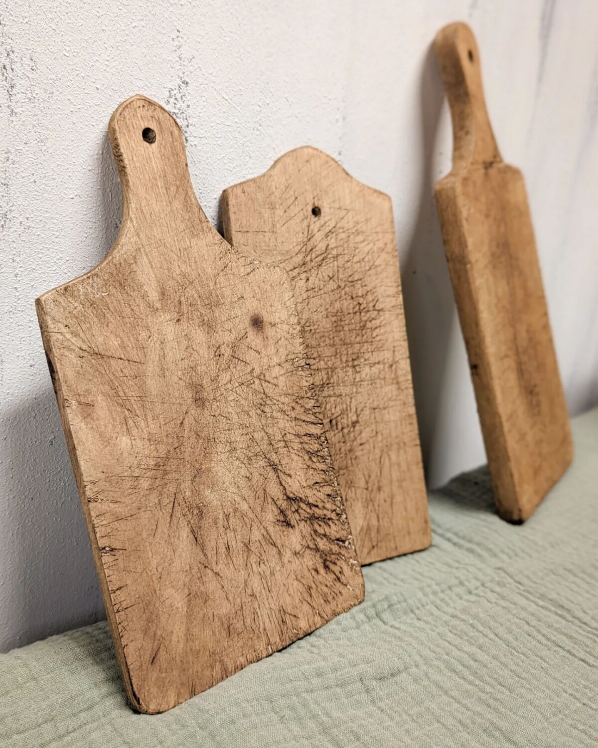 Lot de 3 planches en bois