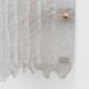 Pair of Modern Italian Murano Glass and Brass glacier Wall Sconces