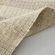 Tapis kilim de couloir en jute beige et marron