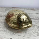 Walnut shaped brass nutcracker