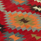 Anatolian handmade kilim rug 300 cm x 182 cm