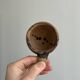 Small old terracotta cup