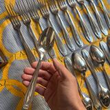 Silver - 10 art deco place settings
