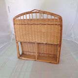 Rack letter old wicker