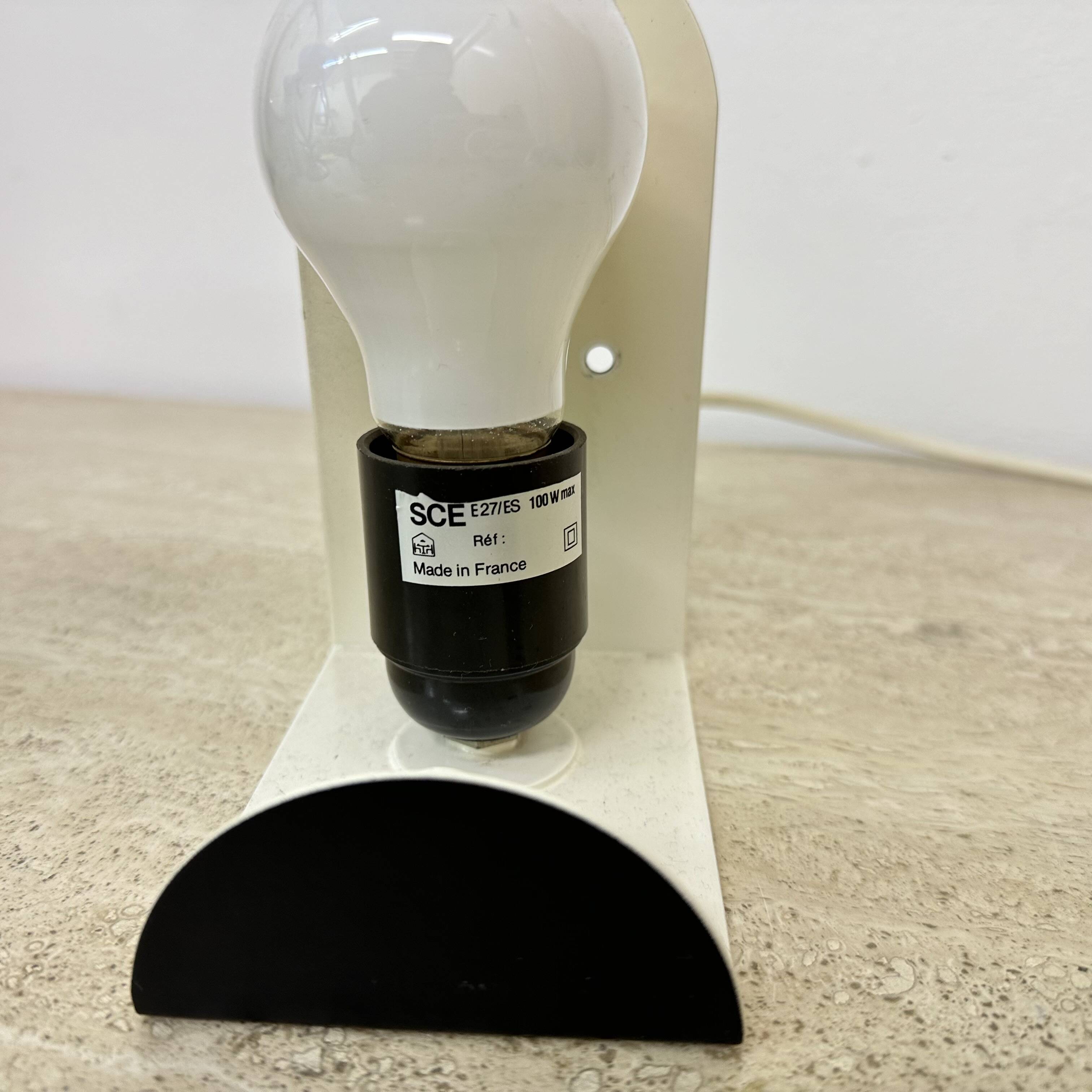 Post modern SCE France minimalist table lamp , 1980s